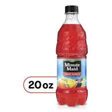 Minute maid sparkling drink (fruit punch, 16.9 ounce, pack of 12) by. Minute Maid Fruit Punch Made W Real Fruit Juice 20 Oz Instacart