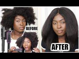 Trying A High Tech Straightening Comb For Natural Hair Did Not Expect This Youtube Natural Hair Styles Straightening Natural Hair Natural Hair Tips
