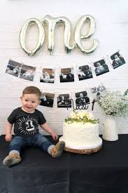 1st Birthday Birthday Decoration Ideas At Home For Baby Boy Milo S First Birthday First Birthday Photography Birthday Photography Baby Boy First Birthday