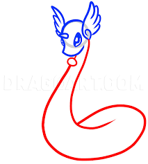 Dragon coloring sheets are a great tool to introduce your kids to this legendary creature. How To Draw Dragonair Dragonair Coloring Page Trace Drawing