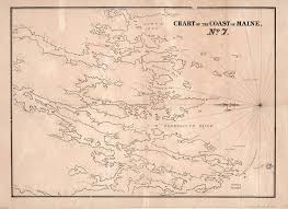 Chart Of The Coast Of Maine Picryl Public Domain Image