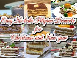 I've created 3 healthy christmas dessert recipes for you! Easy No Bake Filipino Desserts Perfect For Christmas And New Year