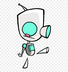 Find Hd Broken Gir Plu203 Transparent Invader Zim Gir Hd Png Download To Search And Download Invader Zim Fantasy Character Design Cartoon Drawings Sketches