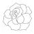 Transparent Rose Clipart Black And White