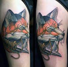 Top 103 Fox Tattoo Ideas 2021 Inspiration Guide Fox Tattoo Tattoos Knife Tattoo