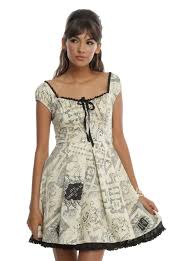 Harry Potter Marauder S Map Dress Map Dress Hot Topic Dresses Harry Potter Outfits