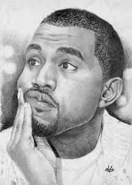 Kanye West Portrait Hq By Th3blackhalo On Deviantart Portrait Kanye West Drawings
