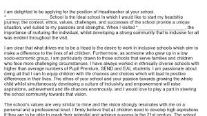 A formal cover letter has a very specific purpose and should be written in such a. Headteacher Application Personal Statement And Cover Letter Successful 2020 Teaching Resources