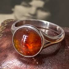 Niels Erik Bernstein Ring aus Sterling Silber, Größe 6, 1970s Modernist  Danish Design