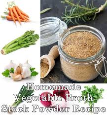 Homemade Vegetable Broth Stock Powder Recipe Homesteading The Homestead Survival Com Please Share Homemade Vegetable Broth Recipes Homemade Seasonings