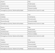32 Free Customer Contact List Templates Word Excel Pdf