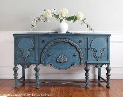 Hand Painted French Country And Old World Von Erikaszilvaidesign Beautiful Sideboard Painted Furniture Painted Buffet