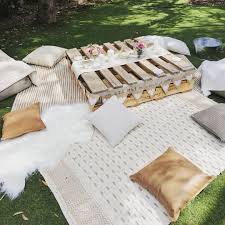 Boho Picnic Hire Perfect For Bridal Showers Baby Showers Parties Package Includes Pallet Table Rugs X4 Cushio Boho Picnic Picnic Baby Showers Picnic Wedding
