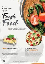 3665+ psd flyer templates with facebook covers for event, party or business. Fresh Food Free Restaurant Flyer Psd Template Freebie Freepsdflyer