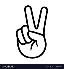 Black And White Peace Sign Hand Emoji Hand Peace Or Victor Sign Line Icon Download A Free Preview Or High Quality Adobe Illustrator Ai Eps Pdf Peace Sign Hand Peace Sign Drawing Peace Sign Emoji