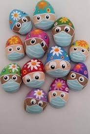 Nurse Rock With Mask Etsy In 2020 Painted Rocks Kids Painted Rocks Craft Rock Crafts