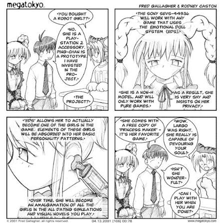 MegaTokyo - [106] Ping the PS2 Accessory