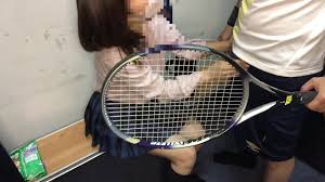 Locker Room filth with Japanese Schoolgirl and Tennis Team Captain