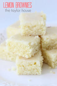 Simple Lemon Brownies With Lemon Glaze Recipe Lemon Recipes Desserts Dessert Recipes