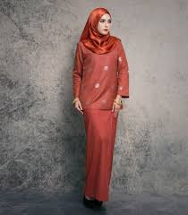 Fesyen Baju Kain Songket Terkini