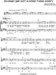 The Rolling Stones Oh Baby We Got A Good Thing Goin Sheet Music Leadsheet In E Major Download Print Sku Mn0134461