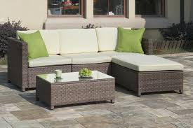 Poundex P50244 Outdoor Patio Sectional Sofa Set Outdoor Sofa Sets Contemporary Outdoor Sofas Patio Sectional