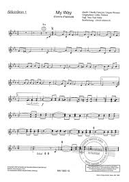 Robinson, and the beatles' yesterday, french songs such as if you go away, and the anthemic title song my way, which effectively became sinatra's theme song in this stage of his career. My Way Von Frank Sinatra Im Stretta Noten Shop Kaufen Stretta Noten Shop