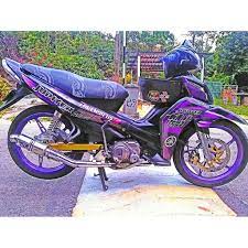 Lagenda 115z modified cam,exhaust,front gear and air filter initial +15%. Motor Sticker Lagenda 115zr Yamaha Full Body Shopee Malaysia