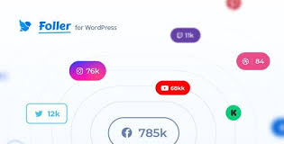 Foller V1 0 0 Social Followers Bar For Wordpress Wordpress Plugins Wordpress Plugins