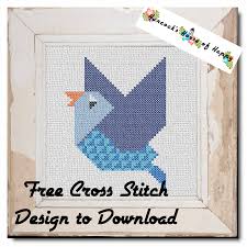 735 x 715 jpeg 650 кб. Hancock S House Of Happy Free Beginner Cross Stitch Design To Download Geometric Canary