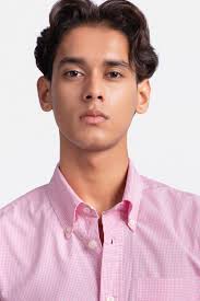 BERYL GREEN POPLIN BUSINESS CHECK SHIRT