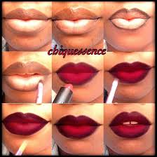 Black And Red Lipstick Ombre Red And Black Ombre Lips Spring Lipstick Dark Skin Makeup Skin Makeup