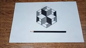 Demikian penjelasan mengenai contoh seni rupa 2 dimensi dan 3 dimensi. Cara Menggambar 3d Kubus Hexagonal Ilusi Optik Youtube Cara Menggambar Ilusi Optik Ilusi