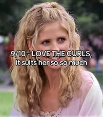 Buffy's hair evolution throughout seasons