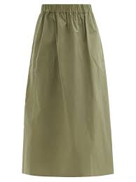 The label's latest collection includes chic and versatile midi dresses, ruffle tops, bomber jackets, turtleneck sweaters, and much more. Belize Amia Cotton Poplin Midi Skirt Shop And Save Up To 70 At The Luxy Shop