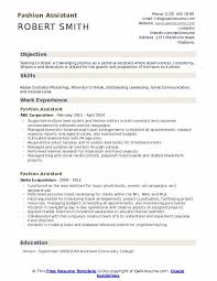 Maybe you would like to learn more about one of these? Fashion Assistant Resume Samples Qwikresume