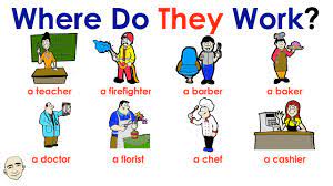 Where Do They Work People At Work Easy English Conversation Learn English Mark Kulek Esl Youtube