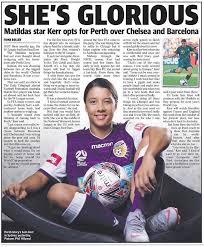 Sam Kerr Newspaper Article Soccer Player Quotes Womens Soccer Usa Soccer