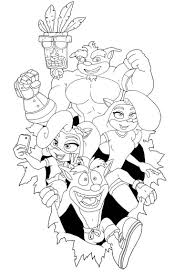 Crash Bandicoot Coloring Pages Free Printable Coloring Pages For Kids How to draw crash bandicoot from crash bandicoot. crash bandicoot coloring pages free