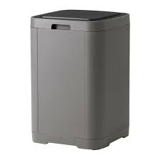 gigantisk dark grey touch top bin 60 l ikea abfalleimer mulleimer ideen papierkorb