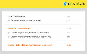 deduction under capital gains