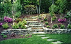 Georgia Landscape Group Landscaping Retaining Walls Sloped Garden Garden Stairs