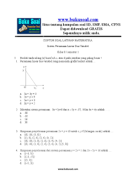 Check spelling or type a new query. Contoh Soal Latihan Matematika Sistim Persamaan Linear Dua Variabel Kelas 8 Smp Pdf