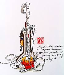 Dyson Vacuum Cleaner Drawing Sketch Book Dyson Dyson Vacuum Cleaner
