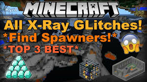 These are 3 ways how to see through the ground in minecraft survival using a minecraft xray glitch tutorial. All Working X Ray Vision Glitches 1 14 1 15 Minecraft Village And Pillage Youtube