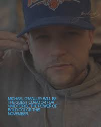 We are excited to announce that Michael O'Malley will be the guest curator  for Vivid Force The Power of Bold Color this November. Michael O'Malley is  a Bushwick based mixed media artist