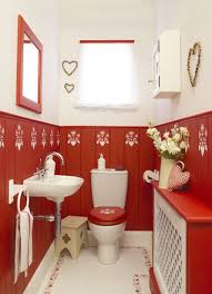 Design Is Mine Isn T It Lovely Interior Inspiration Yellow Blue Red White Bathroom Decor Bathroom Red Red Bathroom Decor