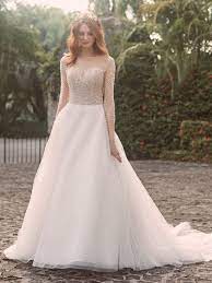 Save 25% on this size us 14 floor length, corset back, dress with sweetheart neckline & strapless sleeves. Rosette Pearl Long Sleeve Ball Gown Wedding Dress Maggie Sottero