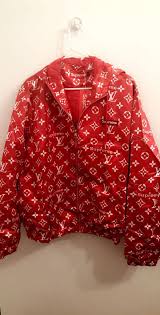 The brand caters to the skateboarding, hip hop and rock cultures, as well as to the youth culture in general. Supreme Lv Men S Jacket Lv Men Mens Jackets Used Clothing
