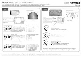 FERN-HOWARD FHL414 SETUP INSTRUCTIONS Pdf Download